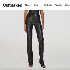 CULTNAKED KILLA Trousers - Black Size Small